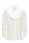 textured cotton polo shirt Grigio