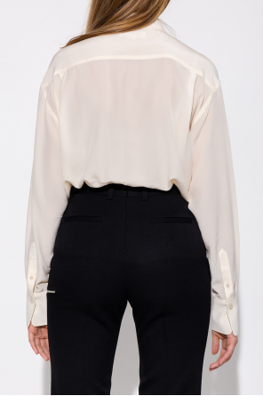 Victoria Beckham Silk shirt Polar with cut-out