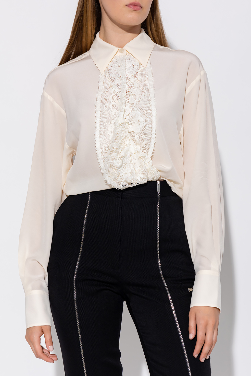 Victoria Beckham Silk shirt with cut-out