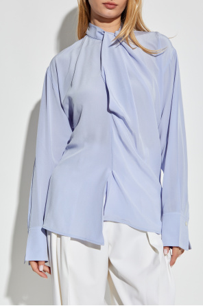 Victoria Beckham Top con escote decorativo