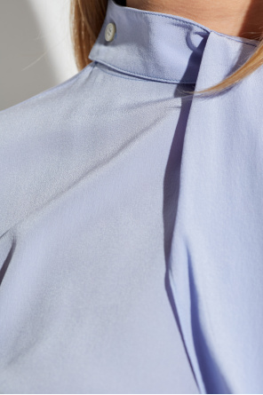 Victoria Beckham Top con escote decorativo