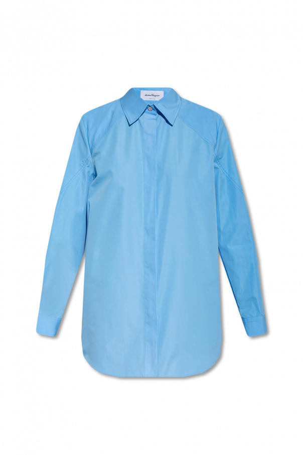 Salvatore Ferragamo Shirt with concealed buttons