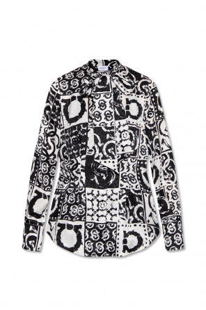 Salvatore Ferragamo contrast-stitch denim jacket