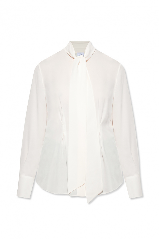 Salvatore Ferragamo cross shirt