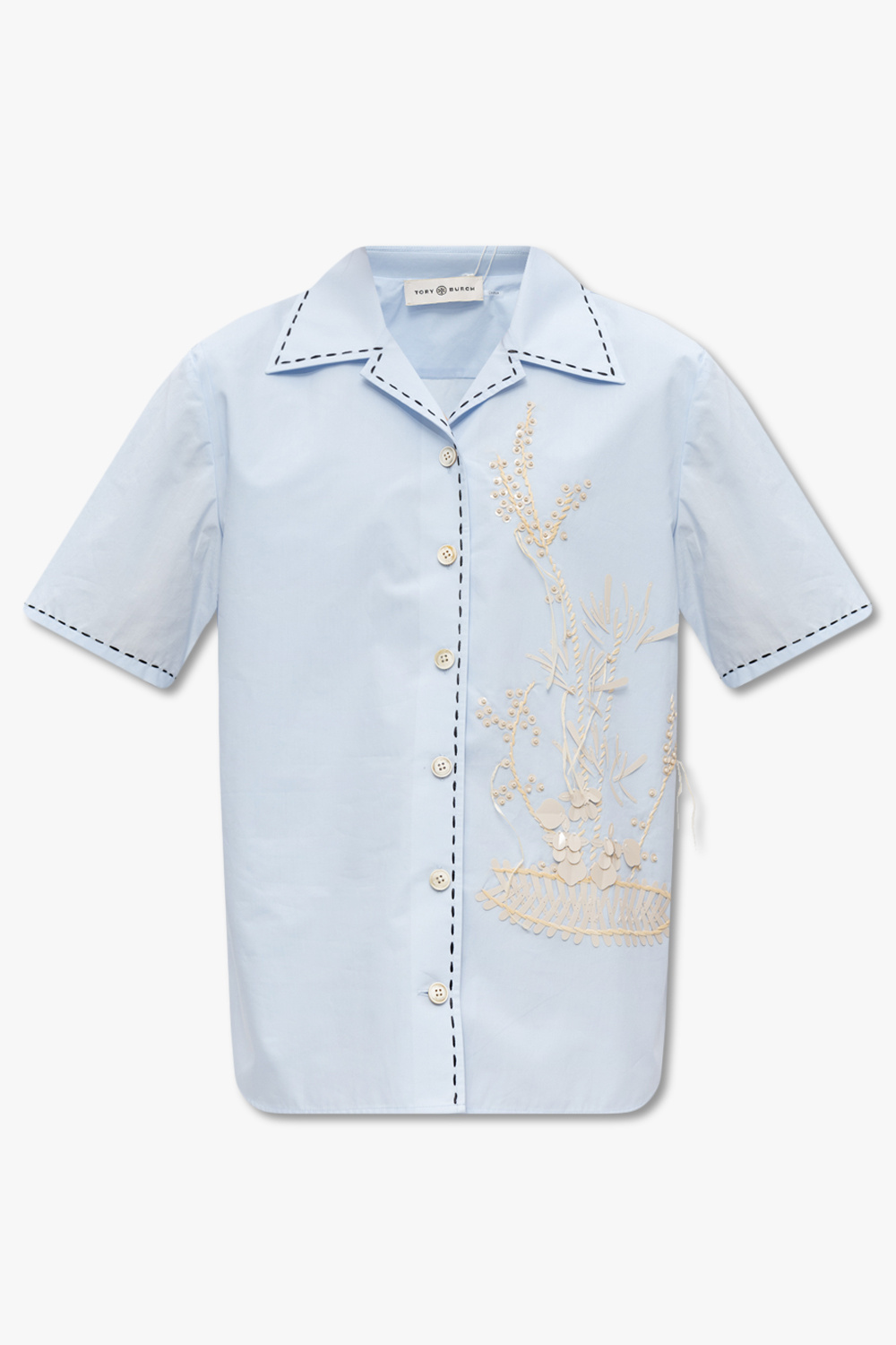 Tory Burch Wrangler Western Mens Short Sleeve Shirt