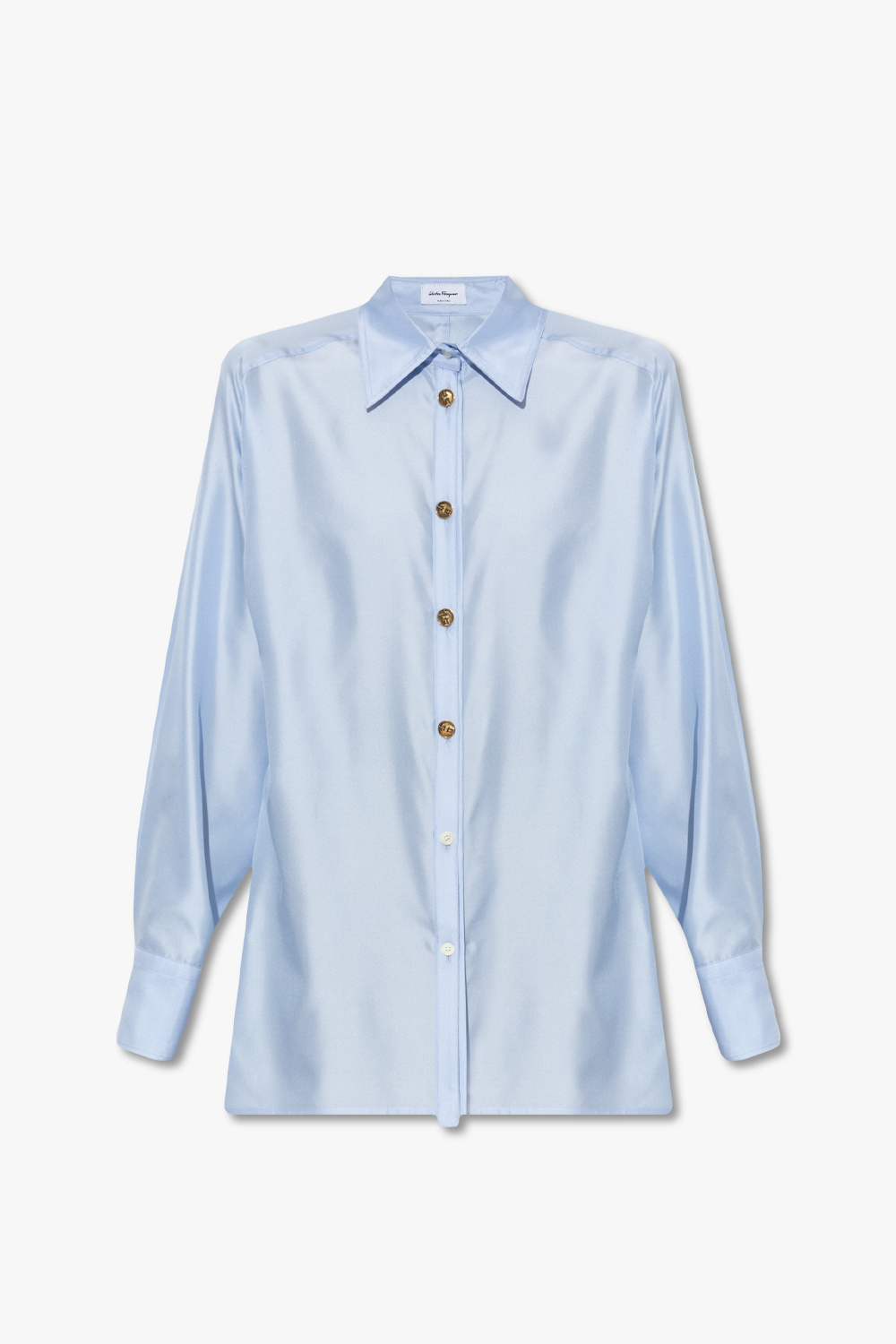 FERRAGAMO Relaxed-fitting metric shirt