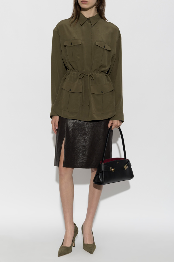 FERRAGAMO Shirt with drawstring waist