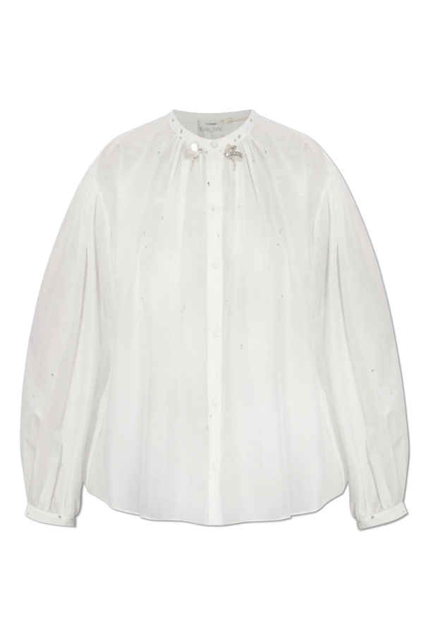 Shirt with shimmering appliqués, zdjęcie 1 Shirt with shimmering appliqués od forte_forte