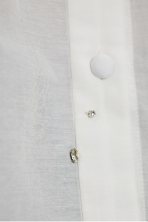 forte_forte Shirt with shimmering appliqués