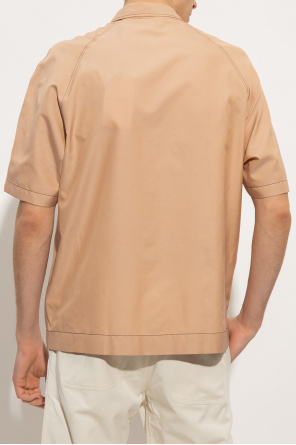 FERRAGAMO Polo shirt with decorative stitching