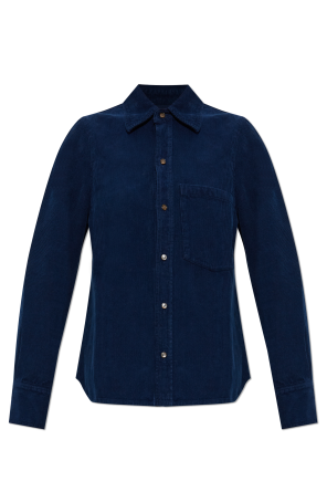 Corduroy shirt with pocket