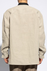 FERRAGAMO beige Linen shirt