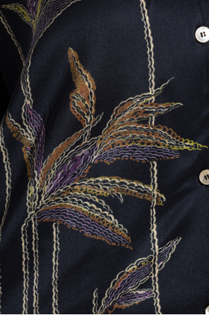 forte_forte Satynowa koszula z nadrukiem