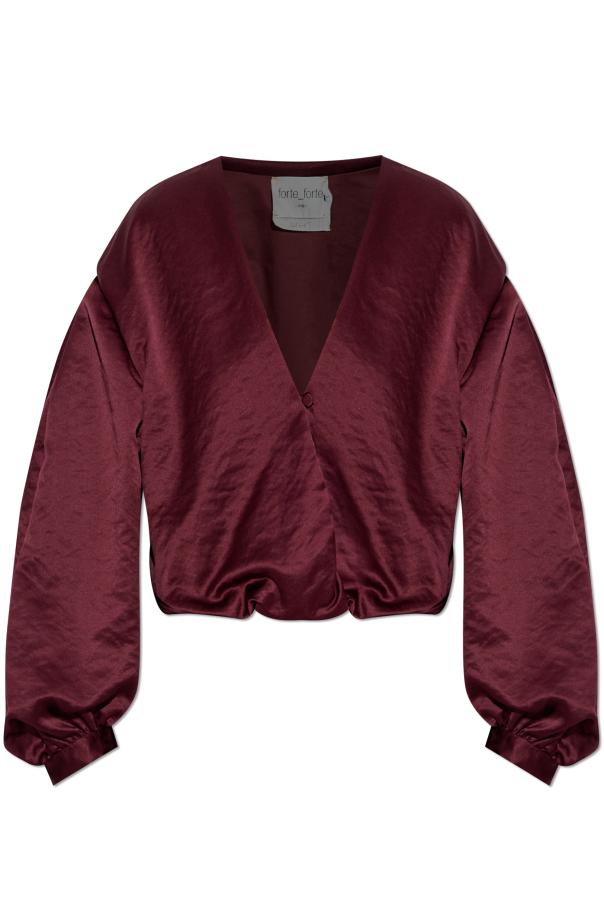 Top with a V-neckline od forte_forte
