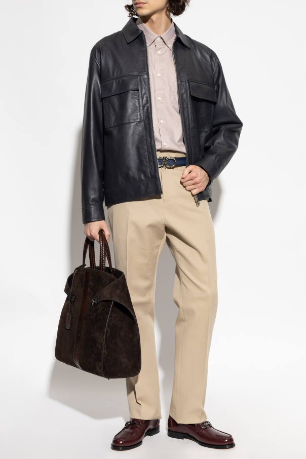 FERRAGAMO Camisa con bolsillo