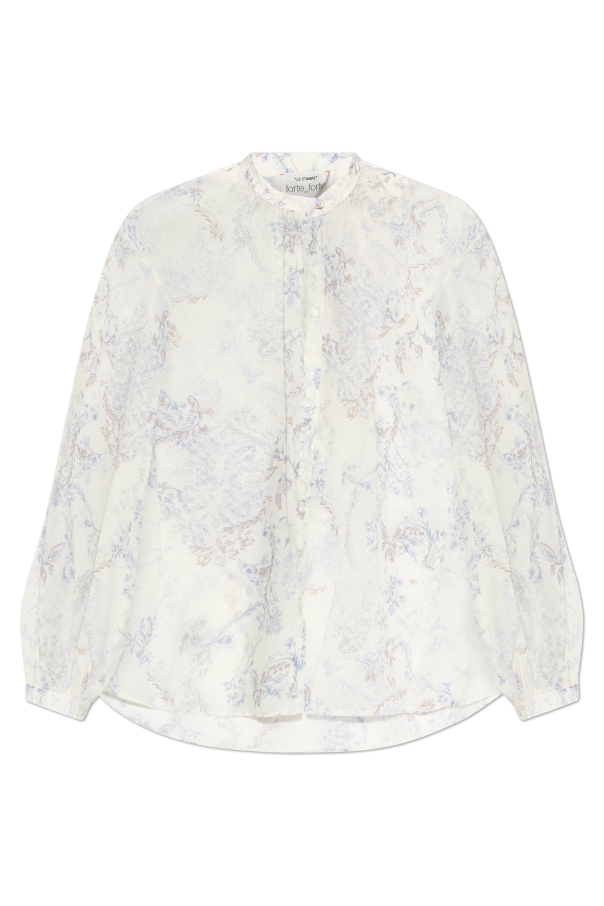 Loose-fit top with print od forte_forte