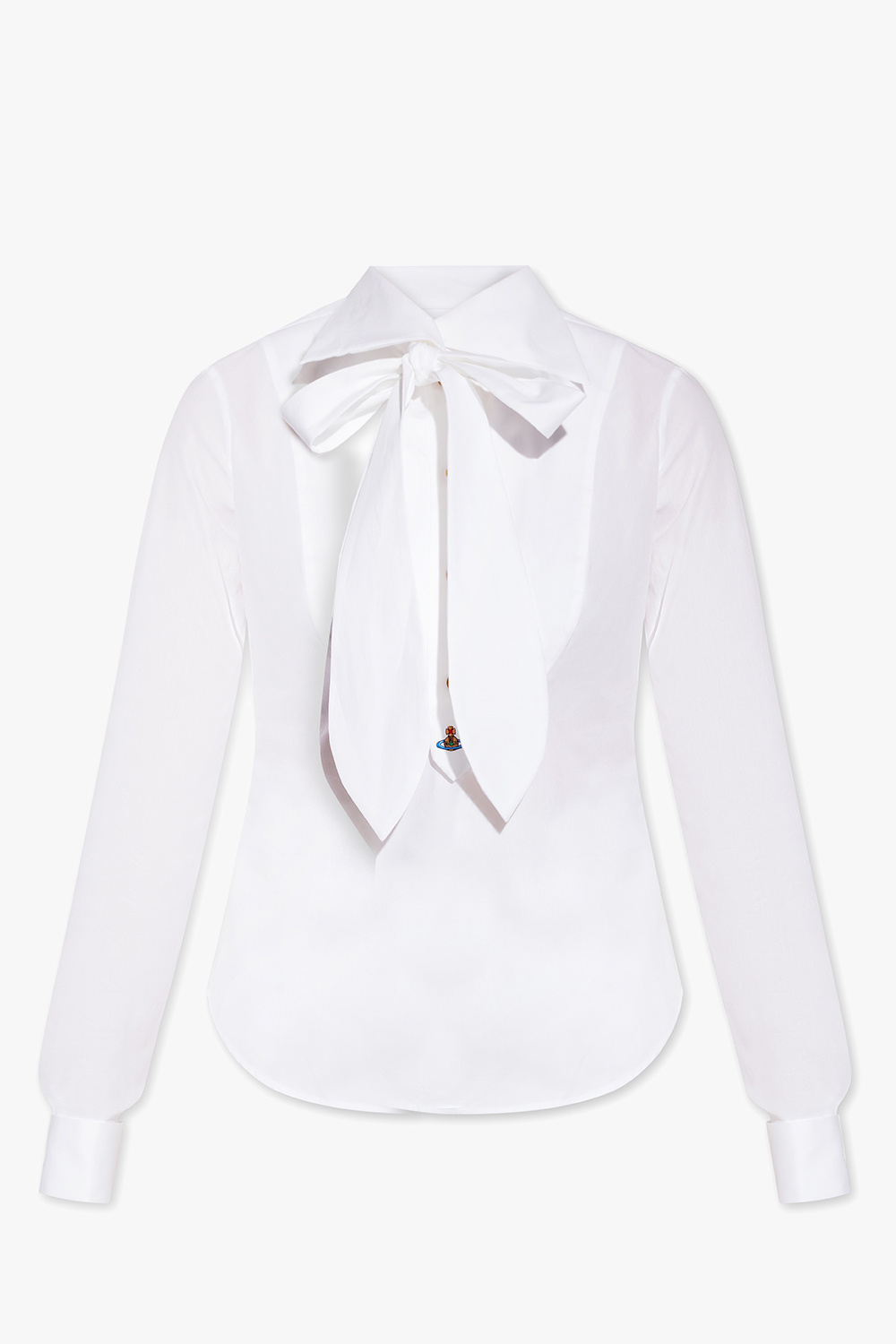 Vivienne Westwood adidas shirt with tie collar