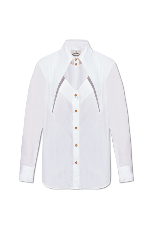 Vivienne Westwood Bawełniana koszula ‘Heart’