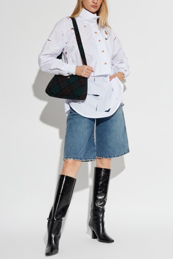 Vivienne Westwood Top mit dekorativen Schlitzen