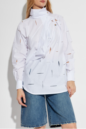 Vivienne Westwood Top mit dekorativen Schlitzen