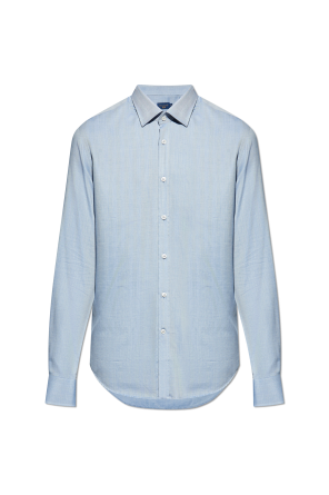 Shirt with a herringbone pattern