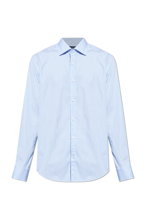 Shirt with a striped pattern