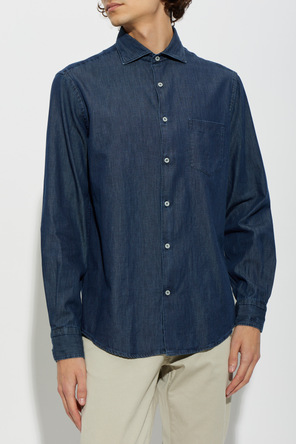 Paul & Shark Denim shirt with pocket