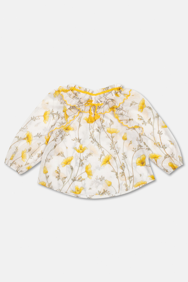 Zimmermann Kids Top with floral motif