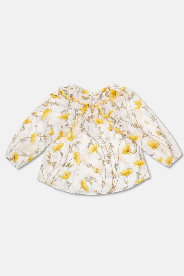 Zimmermann Kids Top with floral motif