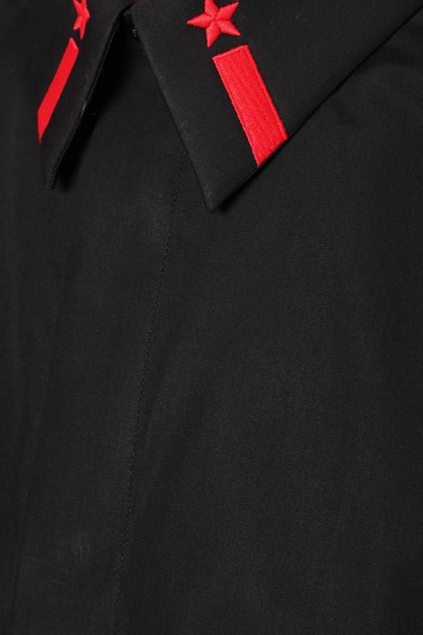 red and black givenchy shirt