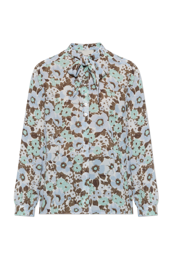 Shirt with floral motif od Tory Burch