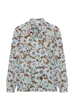 Camisa con estampado floral