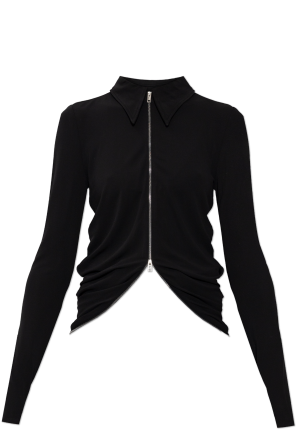 Button-up long sleeve top