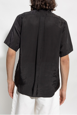 Comme des Garçons Black Herschel Supply Co Biały T-shirt z fotograficznym nadrukiem