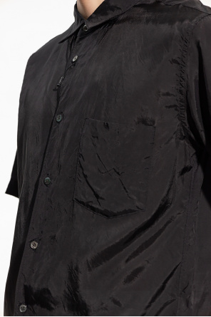 Comme des Garçons Black Alexander McQueen polished-finish zip-fastening jacket