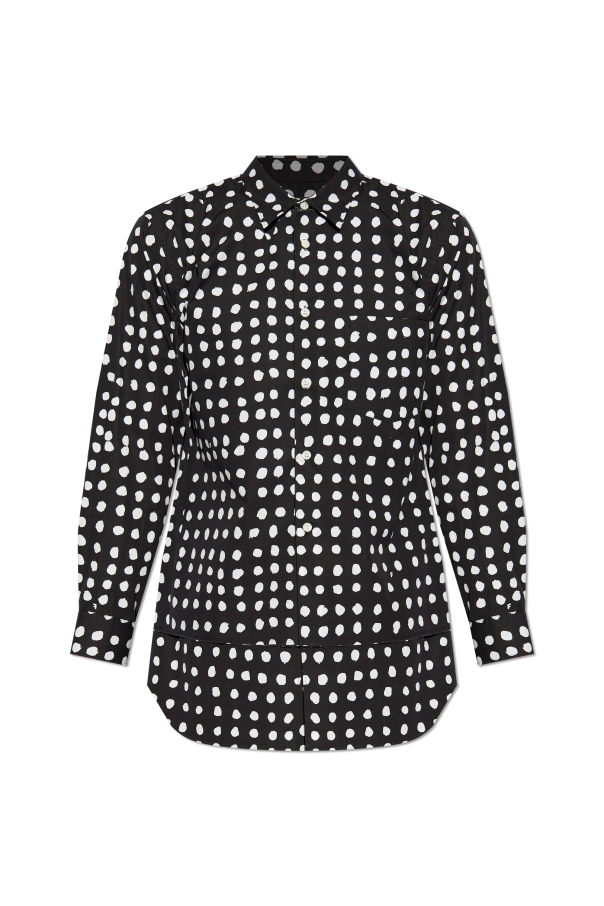 Shirt with polka dot pattern od Comme des Garçons Black