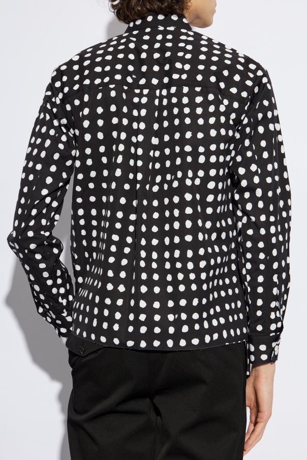 Comme des Garçons Black Hemd mit Punktmuster