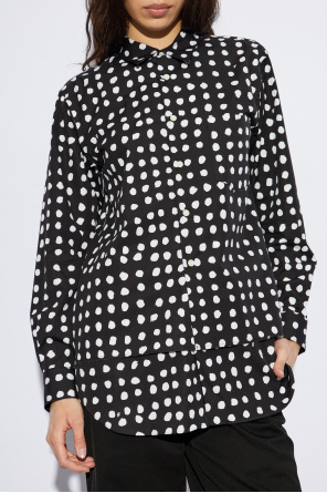 Comme des Garçons Black Hemd mit Punktmuster