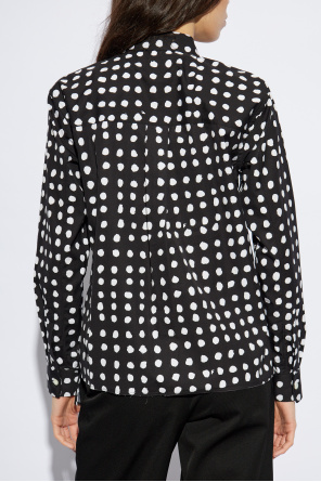 Comme des Garçons Black Hemd mit Punktmuster