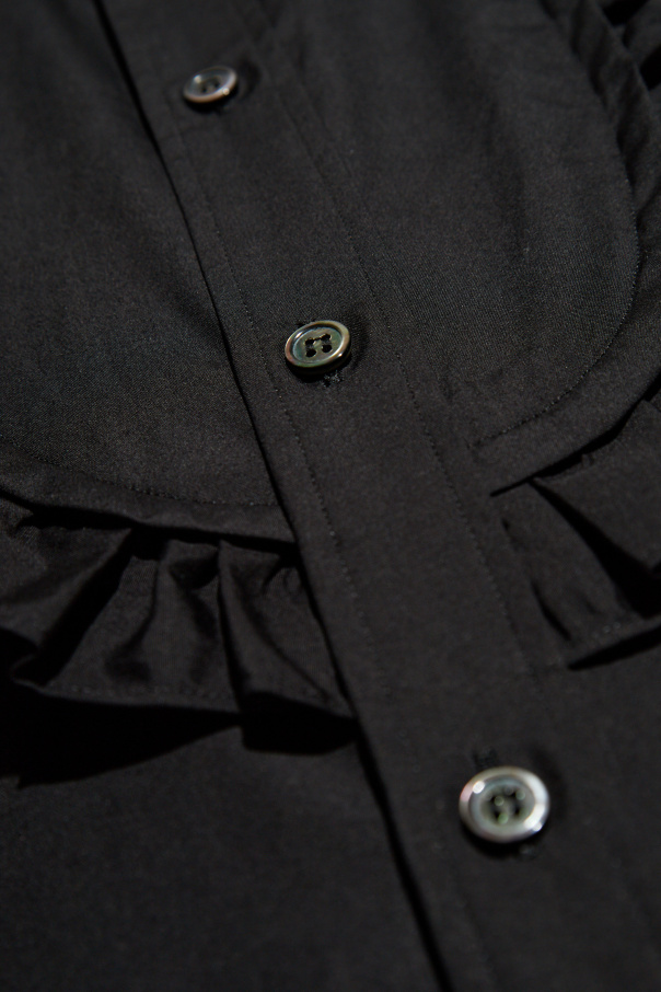 Comme des Garçons Black Camisa con jabot