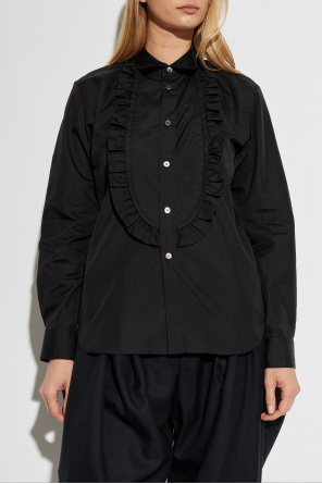 Comme des Garçons Black Camisa con jabot