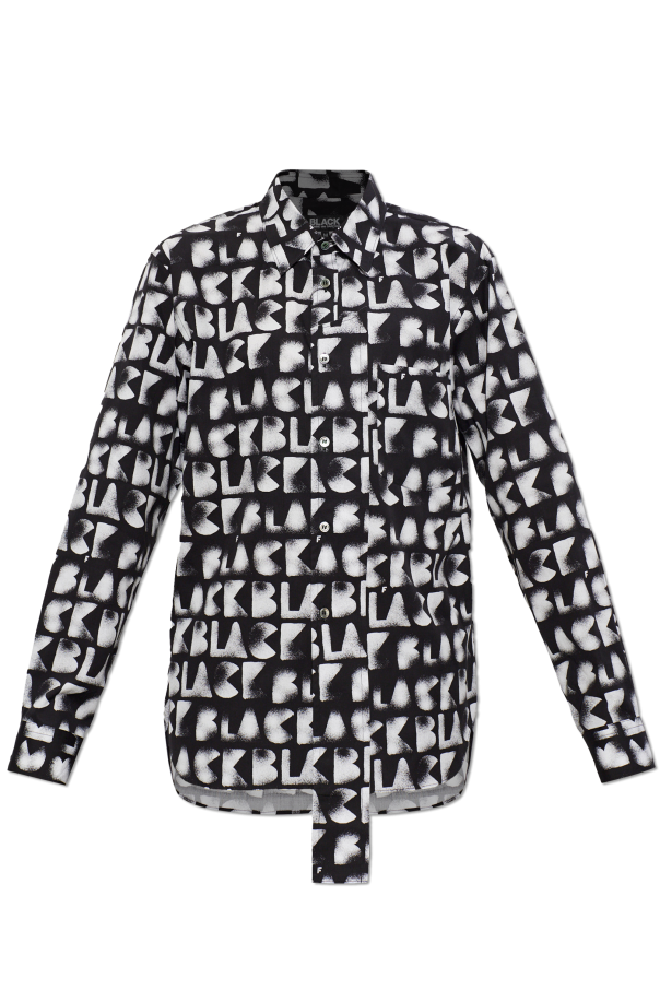 Shirt with monogram od Comme des Garçons Black