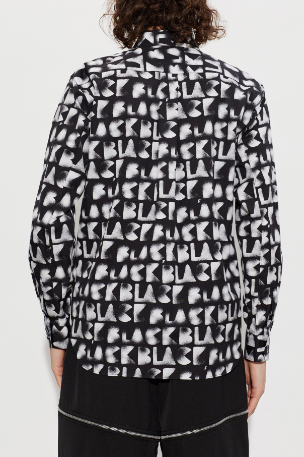 Comme des Garçons Black Shirt with monogram