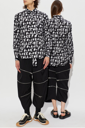 Comme des Garçons Black Shirt with monogram