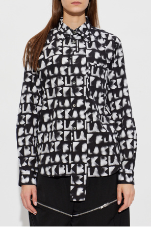 Comme des Garçons Black Shirt with monogram