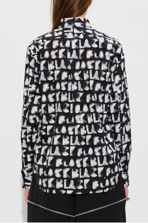 Comme des Garçons Black Shirt with monogram