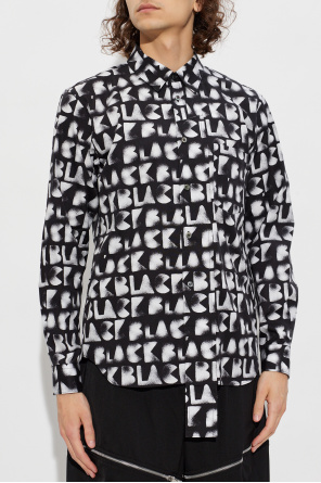 Comme des Garçons Black Shirt with monogram