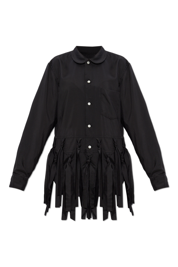 Shirt with fringes od Comme des Garçons Black