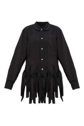 Shirt with fringes od Comme des Garçons Black