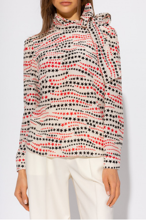 Red valentino mohair Patterned top